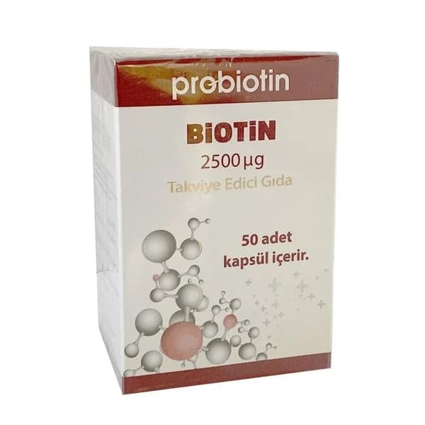 Probiotin بروبيوتين بروزينك بروبيوتين بيوتين 2500 ميكروجرام 50 كبسولة