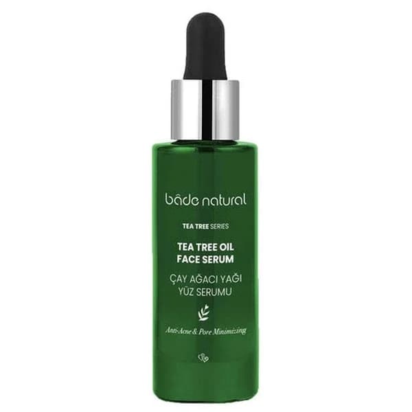 Bade Natural سيروم الوجه بزيت شجرة الشاي الطبيعي من بيد 30 مل لبشرة صافية