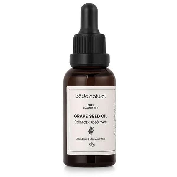 Bade Natural زيت بذور العنب الطبيعي المعصور على البارد من بيد 30 مل مستخلص نقي