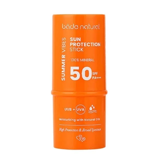 ستيك واقي شمس معدني SPF 50 طبيعي 6غ من باد ناتشورال Bade Natural
