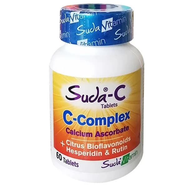 Suda Vitamin مكمل غذائي سودا فيتامين سودا-سي سي كومبلكس 60 قرصًا