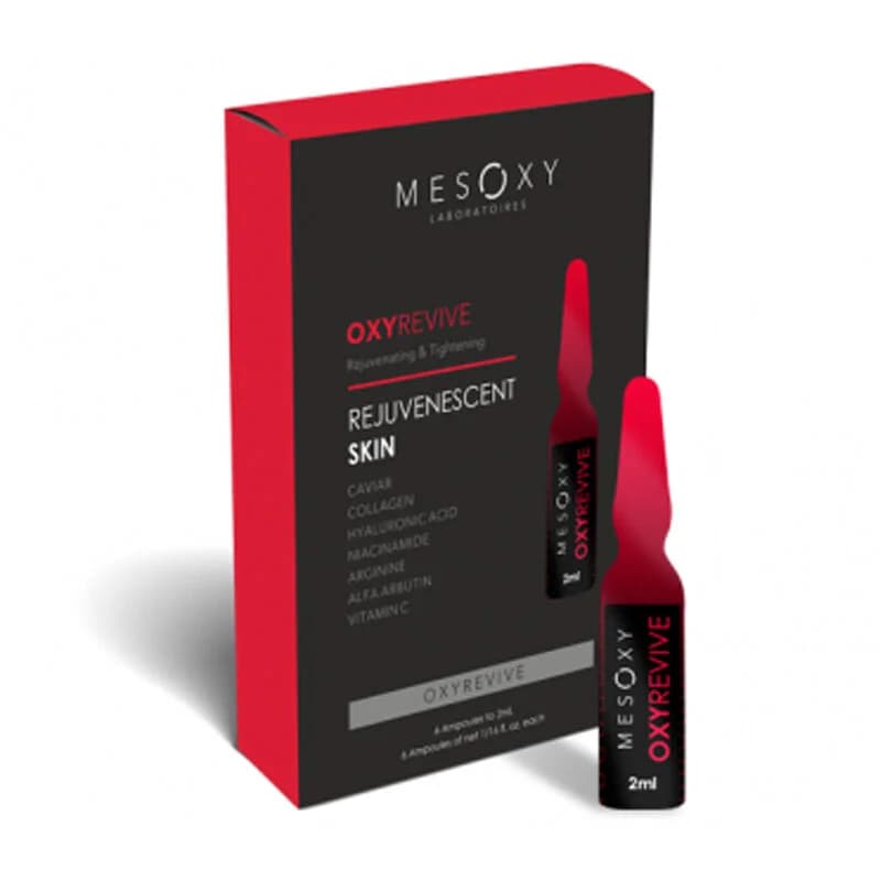 Mesoxy سيروم ميسوكسي أوكسيريفايف بحمض الهيالورونيك والكولاجين 6 × 2 مل