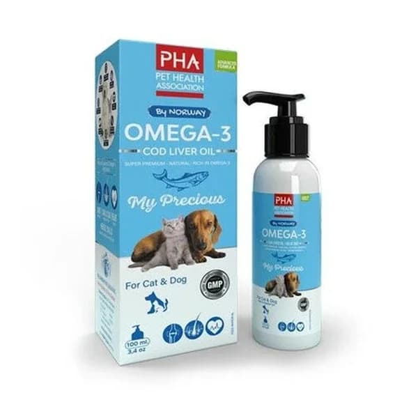 PHA-Pet Health Association مكمل بي إتش إيه أوميغا 3 للقطط والكلاب 100 مل