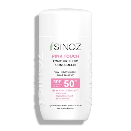 كريم واقي شمس مضيء بلمسة وردية SPF 50 50 مل من سينوز Sinoz
