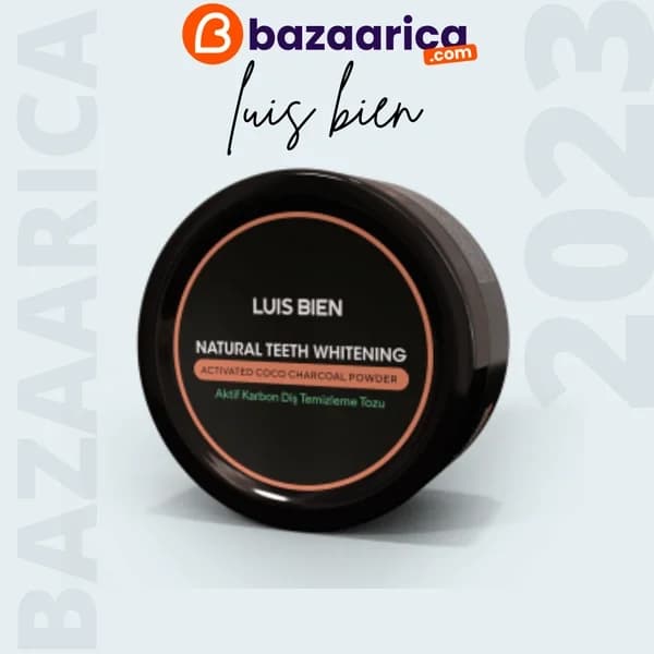 Luis Bien مسحوق تنظيف الأسنان بالكربون المنشط من لويس بيان