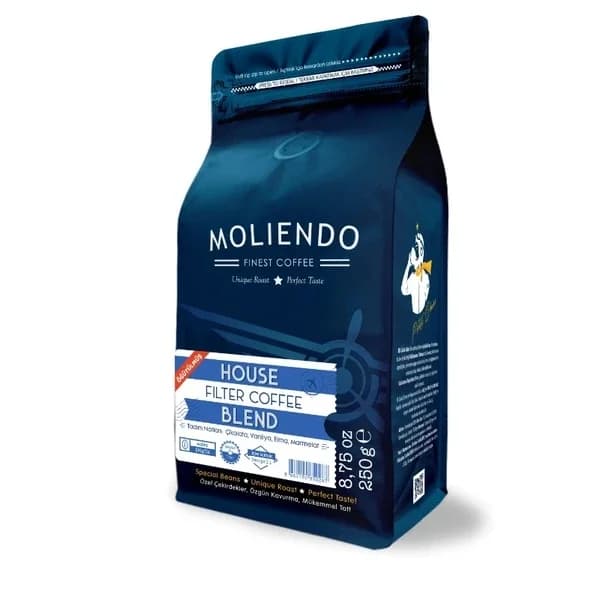 Moliendo قهوة موليندو هاوس بلند المصفاة (قهوة مصفاة مطحونة) 250 غرام