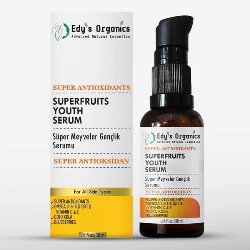 Edys Organics سيروم الشباب سوبر فروتس من إيديز أورجانيكس 30 مل