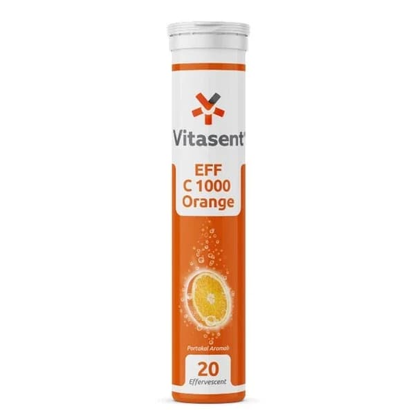 Vitasent مكمل غذائي فيتاسنت إي أف سي 100، 20 قرص فوار