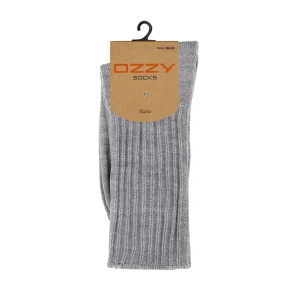 جوارب صوفية نسائية رمادية 36/40 من أوزي سوكس Ozzy Socks