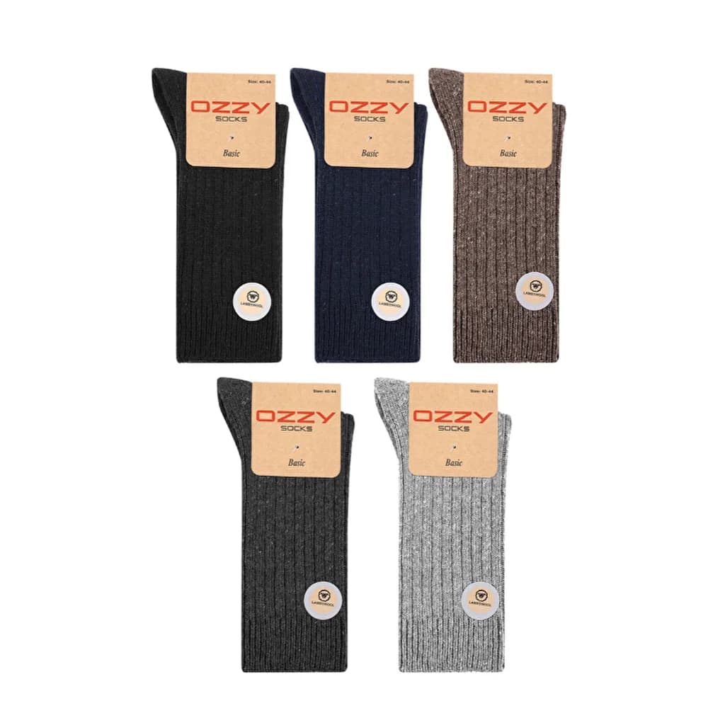 جوارب صوفية ملونة للرجال 5 قطع مقاس 40/44 من أوزي سوكس Ozzy Socks