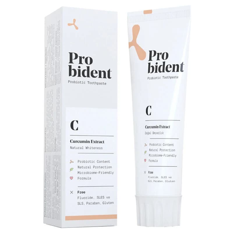 Probident معجون أسنان بروبيدنت بخلاصة الكركم 75 مل