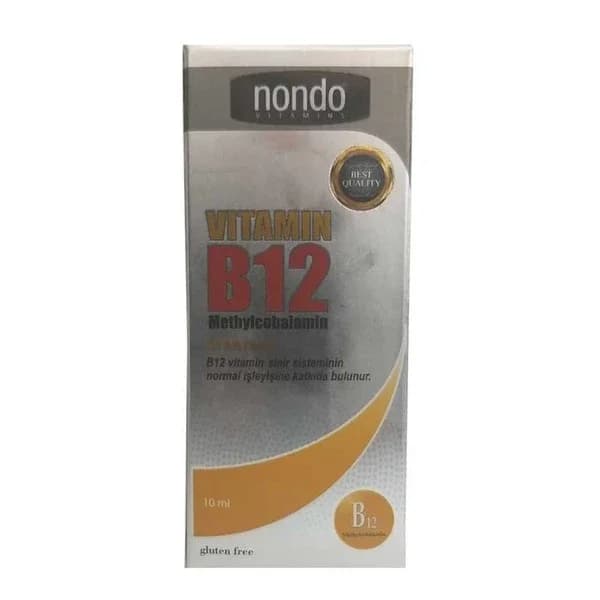 Nondo Vitamins فيتامينات نوندو قطرات فيتامين ب12 ميثيل كوبالامين 10 مل
