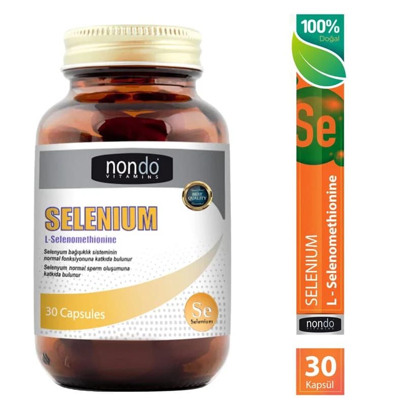 Nondo Vitamins نوندو فيتامينات السيلينيوم 30 كبسولة