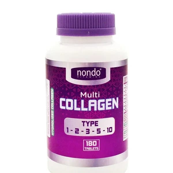Nondo Vitamins مكمل غذائي متعدد الكولاجين من نوندو فيتامينز، 180 قرصًا