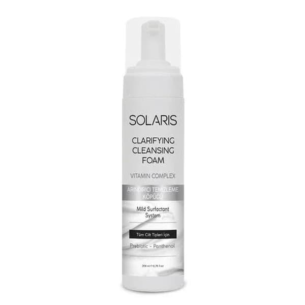Solaris رغوة سولاريس لتنظيف الوجه 200 مل منظف لطيف