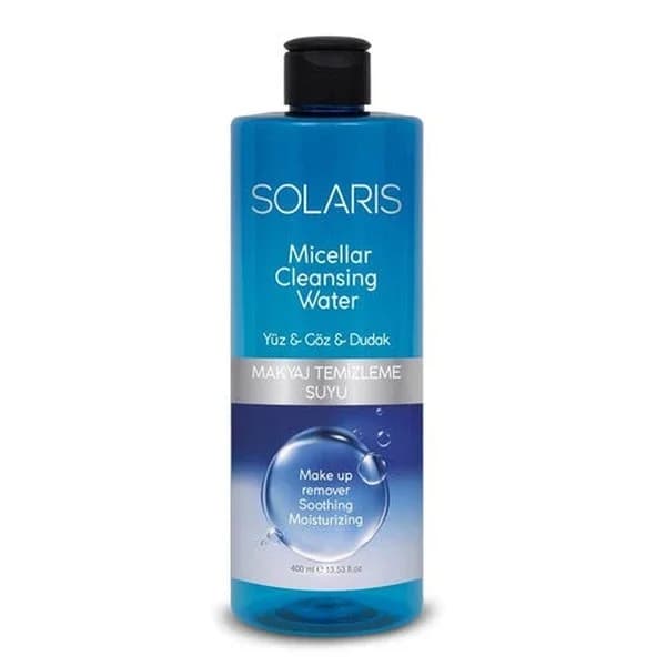 Solaris ماء سولاريس لتنظيف المكياج ٤٠٠ مل تركيبة لطيفة ومرطبة