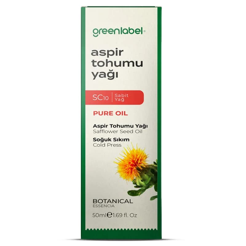Greenlabel زيت بذور القرطم من جرين ليبل ٥٠ مل مرطب طبيعي نقي