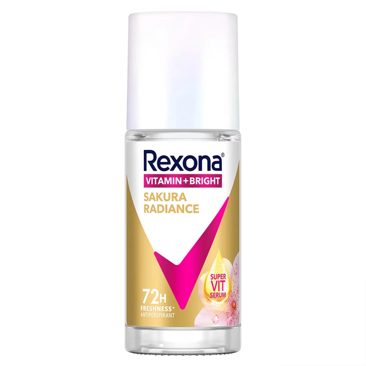 Rexona مزيل عرق ريكسونا فيتامين + برايت للنساء رول أون ساكورا راديانس 45 مل