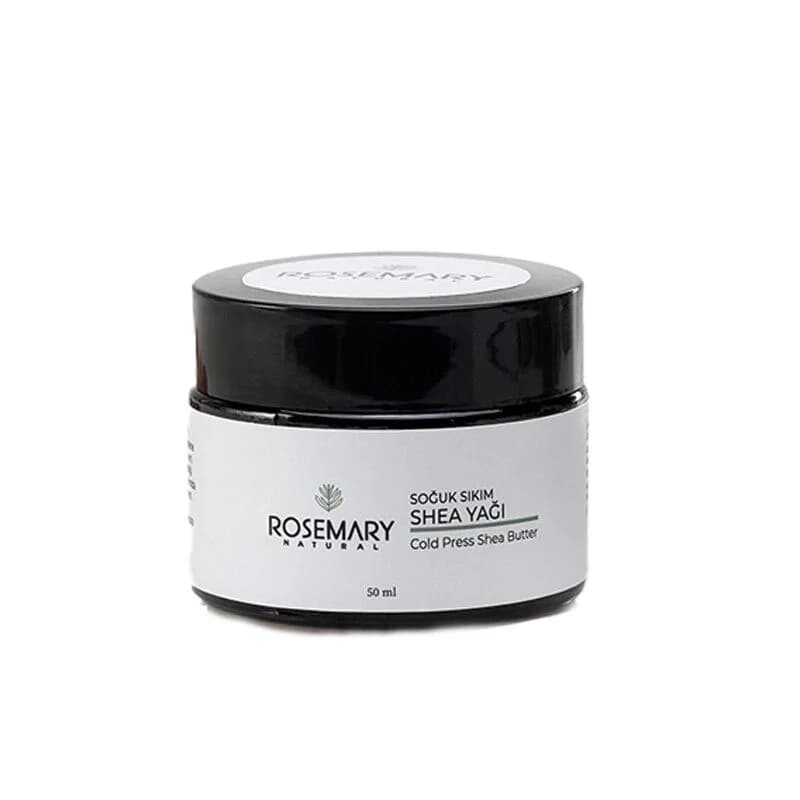 Rosemary Natural زبدة الشيا الطبيعية المعصورة على البارد مع إكليل الجبل 50 مل