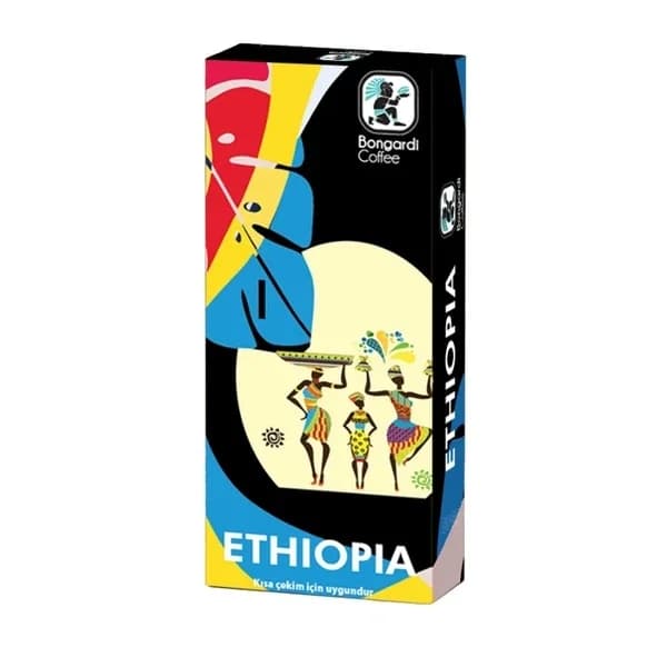 Bongardi Coffee كبسولات القهوة الإثيوبية بونجاردي 10 كبسولات نسبرسو، رائحة غنية