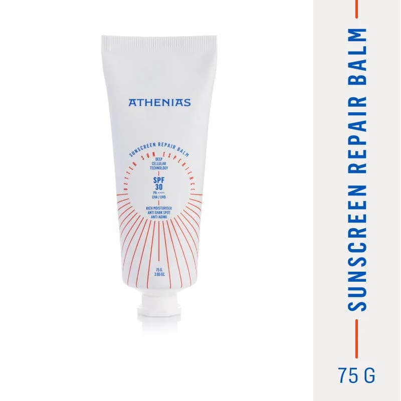 Athenias بلسم إصلاح واقي الشمس من أثينياس بعامل حماية 30+، 75 غرام