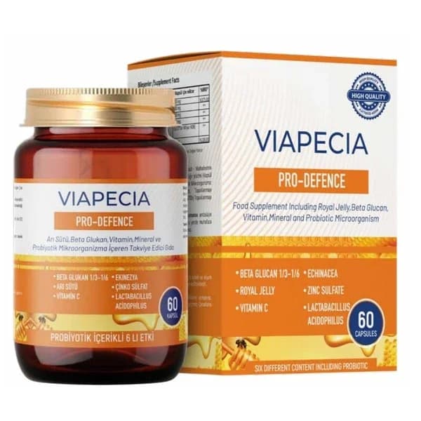 Viapecia مكمل غذائي فيابيسيا برو-ديفينس 60 كبسولة