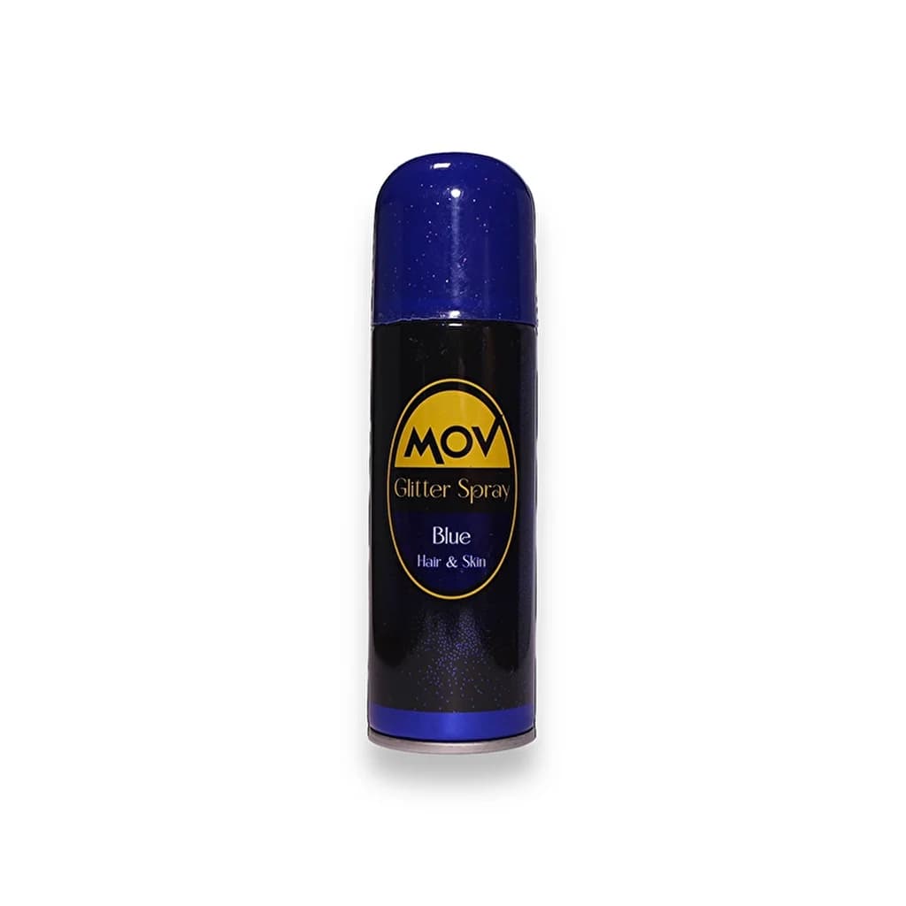 MOV رذاذ موف اللامع باللون الأزرق