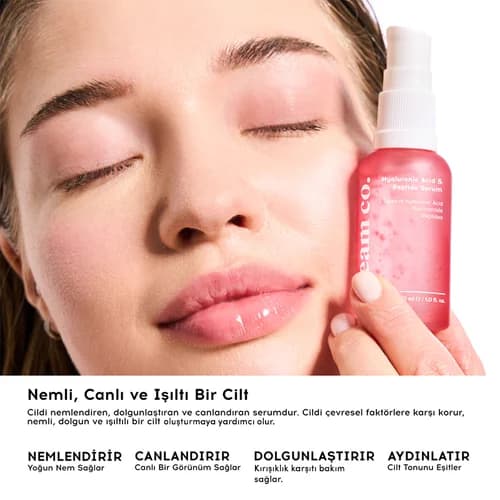 سيروم حمض الهيالورونيك والبيبتيد 30 مل من كريم كو Cream Co