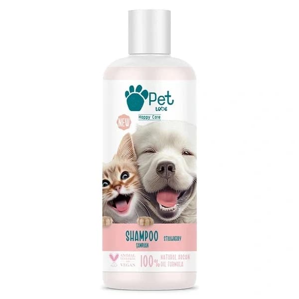 Pet Love شامبو بيت لوف بالفراولة 500 مل
