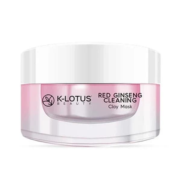 K-Lotus Beauty قناع الطين المغذي والمنظف بخلاصة الجينسنغ الأحمر من كيه لوتس بيوتي، 30 مل