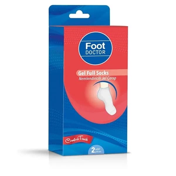 Foot Doctor جوارب جل القدم المرطبة من فوت دكتور، قطعة واحدة