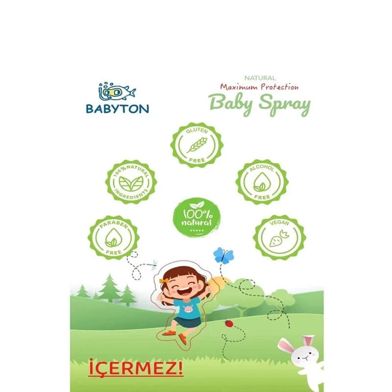 رذاذ حماية الجسم 100 مل من بيبيتون Babyton