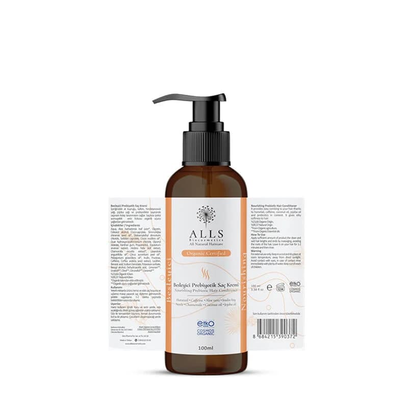 بلسم الشعر المغذي العضوي بروبيوتيك 100 مل من أولز بيوكوزمتيكس Alls Biocosmetics