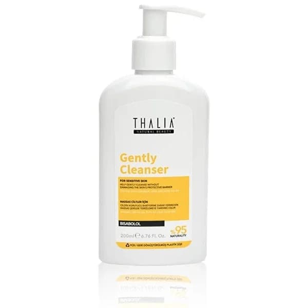 Thalia Natural Beauty جل تنظيف الوجه ثاليا ناتشورال بيوتي مع سيراميد بيسابولول للبشرة الحساسة 200 مل