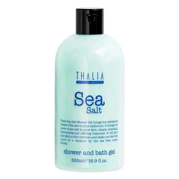 Thalia Natural Beauty جل الاستحمام ثاليا ناتشورال بيوتي مرطب برائحة ملح البحر 500 مل