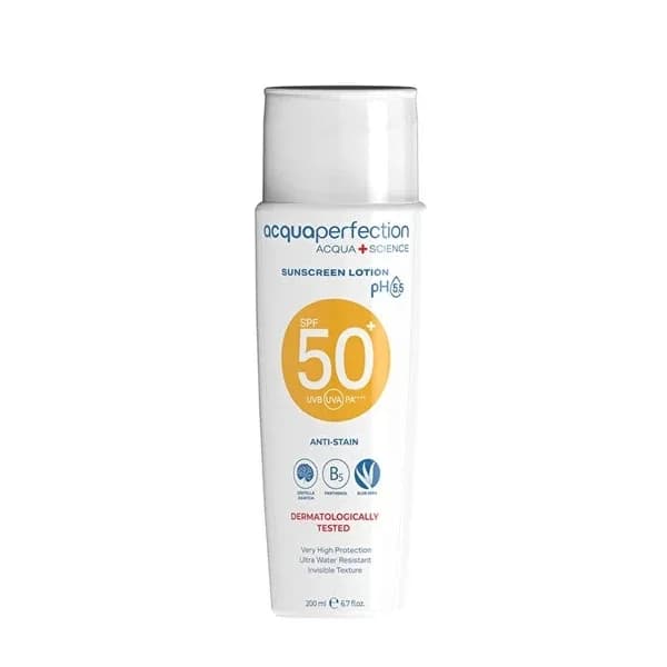 Acqua Perfection لوشن أكوا بيرفيكشن الواقي من الشمس بعامل حماية من أشعة الشمس 50 200 مل، حماية من الأشعة فوق البنفسجية