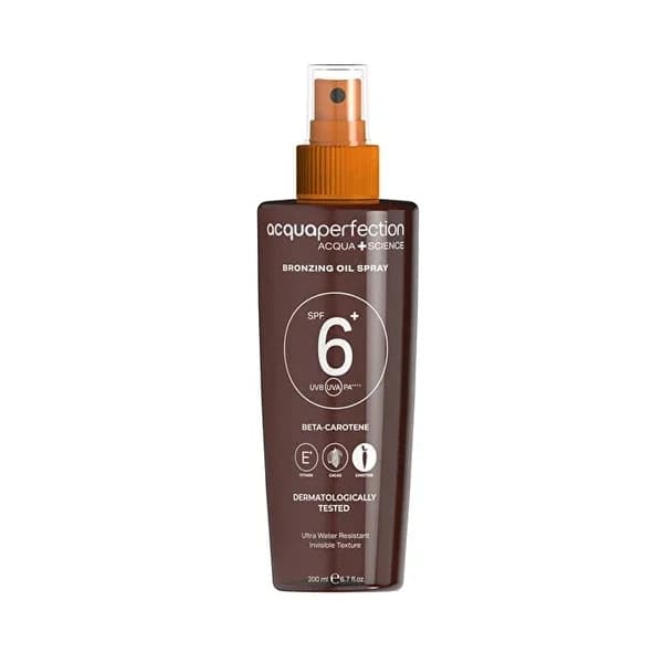 Acqua Perfection بخاخ زيت البرونزاج أكوا بيرفيكشن بعامل حماية من الشمس 15 200 مل لتعزيز السمرة