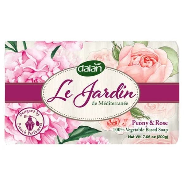 Dalan Le Jardin Peony And Rose Herbal Soap 200 gr