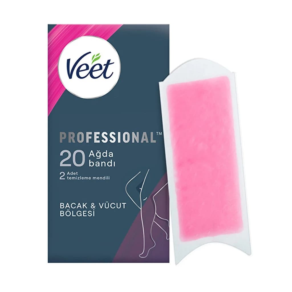 Veet شرائح شمع فيت بروفيشنال للبشرة العادية ٢٠ قطعة