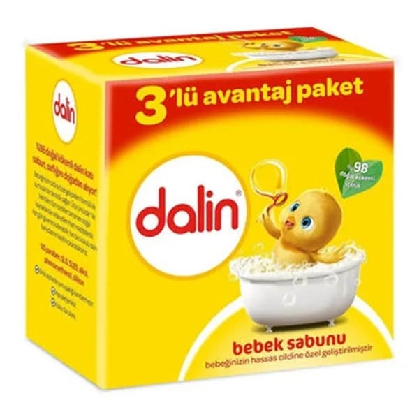 Dalin صابون دالين للأطفال للبشرة الحساسة 3 عبوات