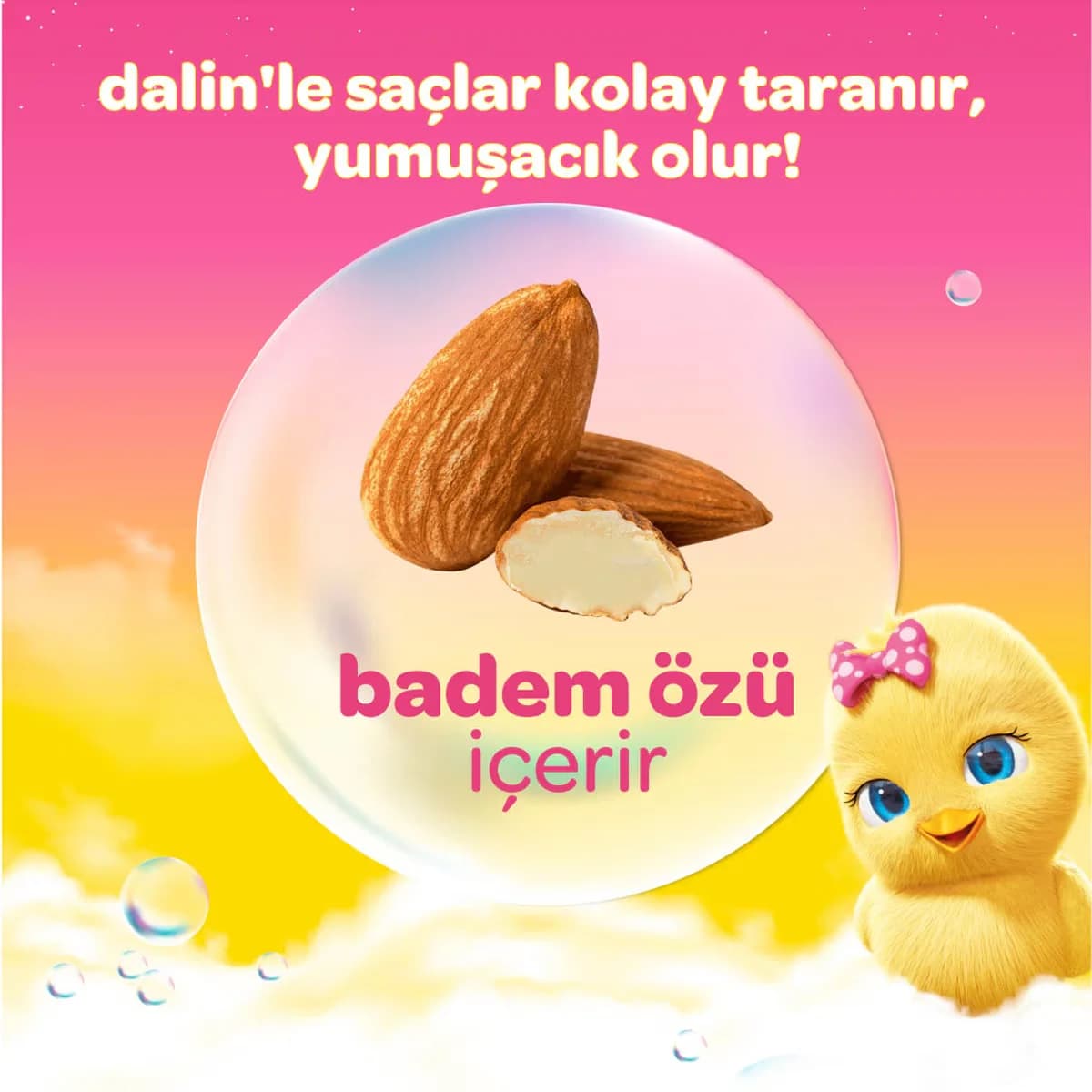 شامبو الأطفال سهل التمشيط بخلاصة اللوز 200 مل من دالين Dalin