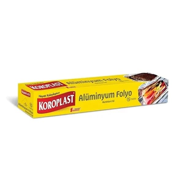 Koroplast رقائق ألومنيوم كوروبلاست 15 متر، قطعة واحدة