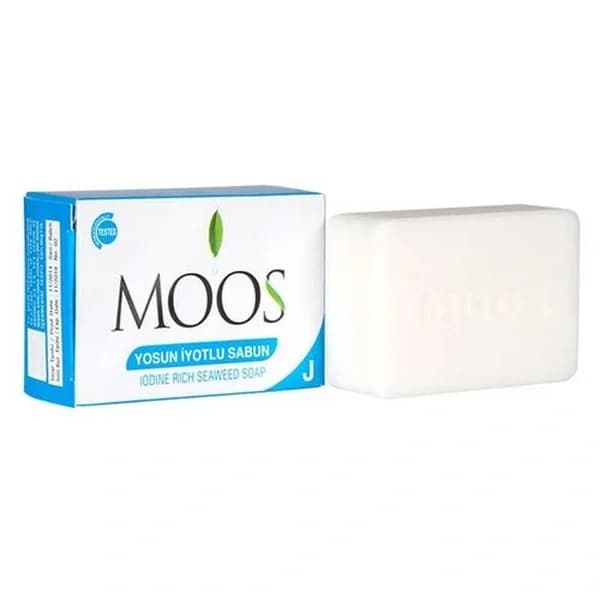 Moos صابون موس-ج بالأعشاب البحرية مع اليود 100 غرام