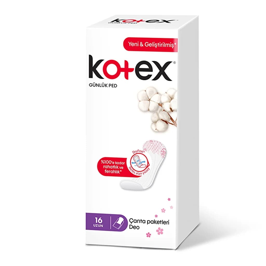Kotex فوط كوتكس اليومية 16 طويلة