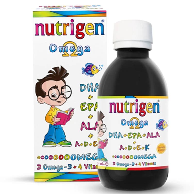 Nutrigen شراب نيوتريجين أوميجا بنكهة البرتقال 200 مل