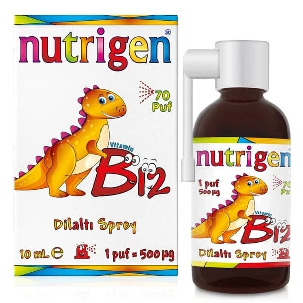 Nutrigen نيوتريجن فيتامين ب12 بخاخ تحت اللسان 10 مل