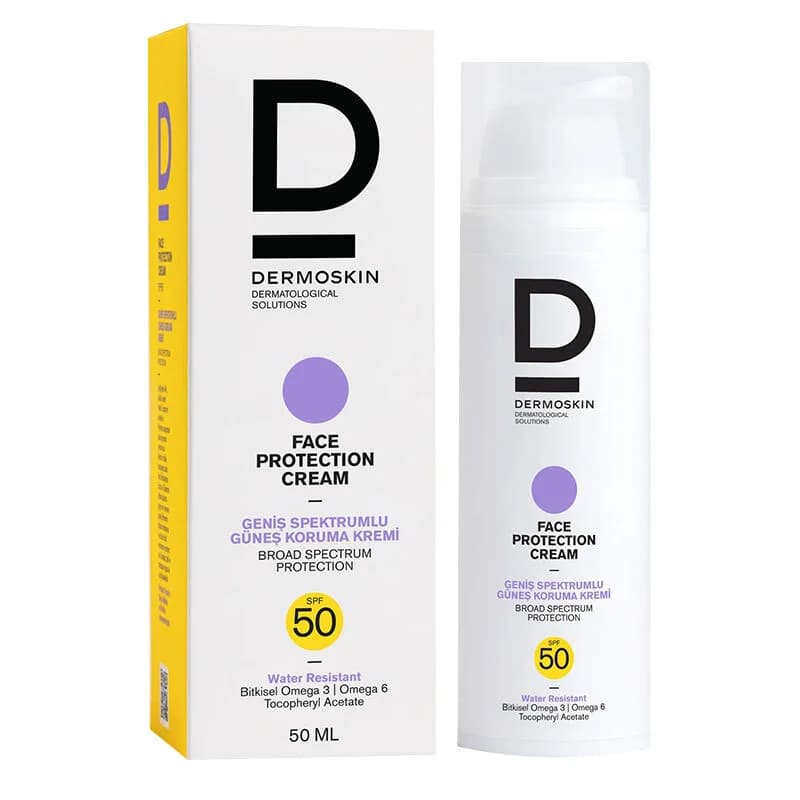 Dermoskin ديرموسكين لحماية الوجه بعامل حماية من الشمس 50 50 مل