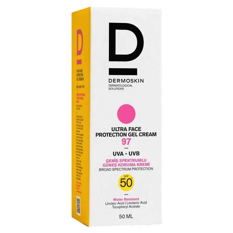 Dermoskin جل كريم ديرموسكين ألترا لحماية الوجه 97 بعامل حماية 50+ 50 مل
