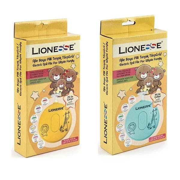 Lionesse مبرد أظافر بطارية من ليونيس بحجم عائلي 2029 (متنوع)
