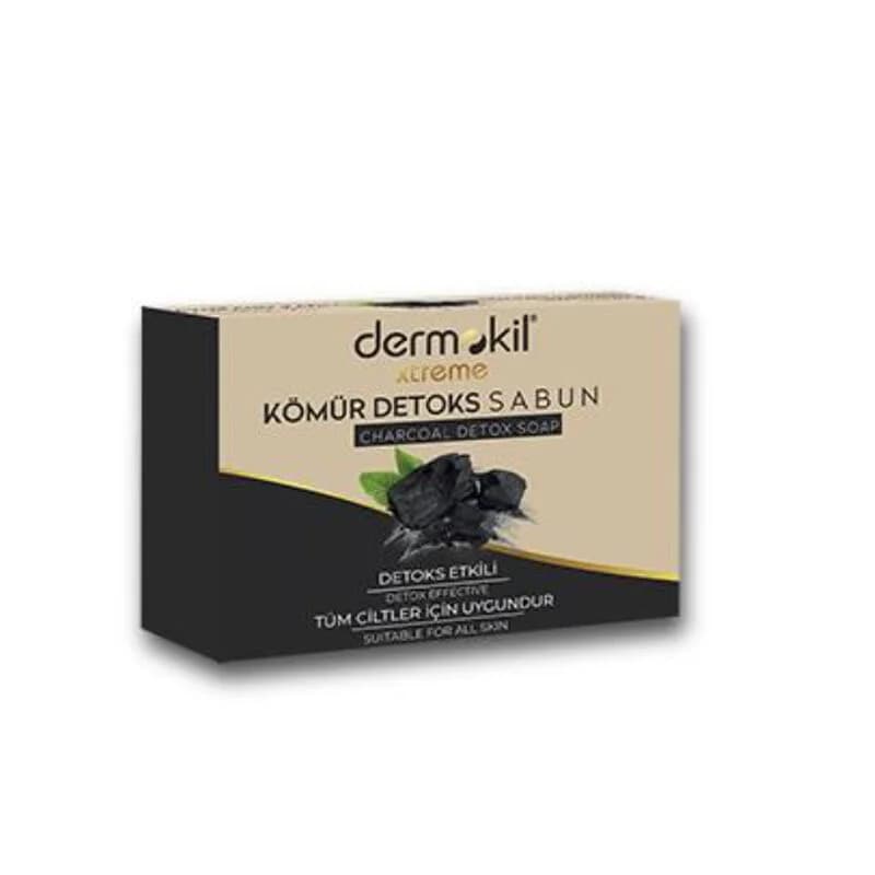 Dermokil صابون ديرموكيل إكستريم لإزالة السموم بالفحم 100 غرام